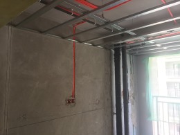 【东易日盛装饰】红山府93㎡-现代简约风格-在施工地