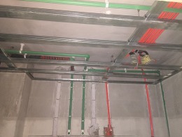 【东易日盛装饰】豪方天际花园74㎡-现代简约风格-在施工地