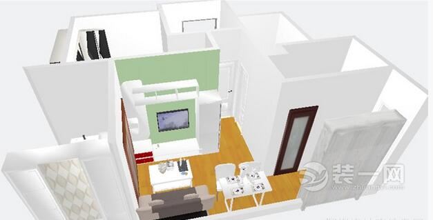 深圳荷谷美苑二房3D立体设计图