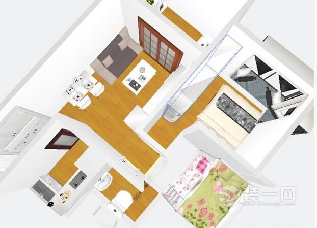 深圳荷谷美苑二房3D立体设计图